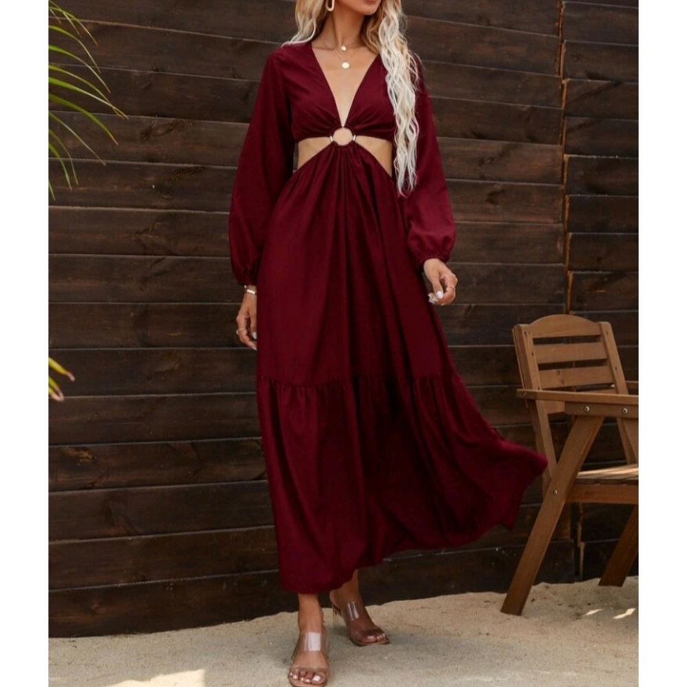 🌹Ring Cut Out Dress - Picture 6 of 8